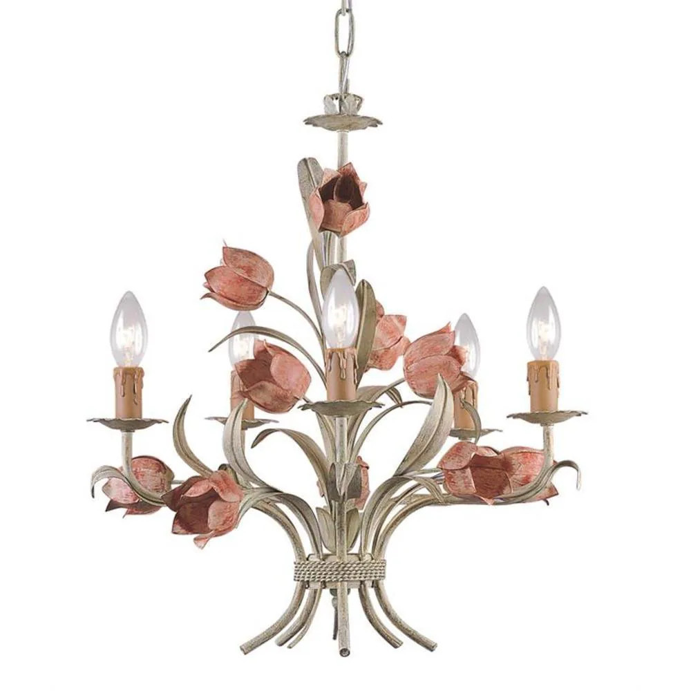 Crystorama Southport 5 -Light Distressed Gold Rustic For Use in Bedrooms, Dining Rooms, Foyers, Kitchens, Living Rooms Chandelier | 4805-SR | Lowe's