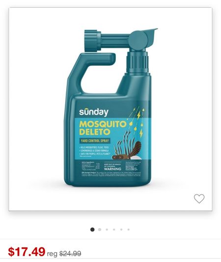 Mosquito repellent for the yard. Non toxic and safe for kids 

#LTKfamily #LTKhome #LTKSeasonal