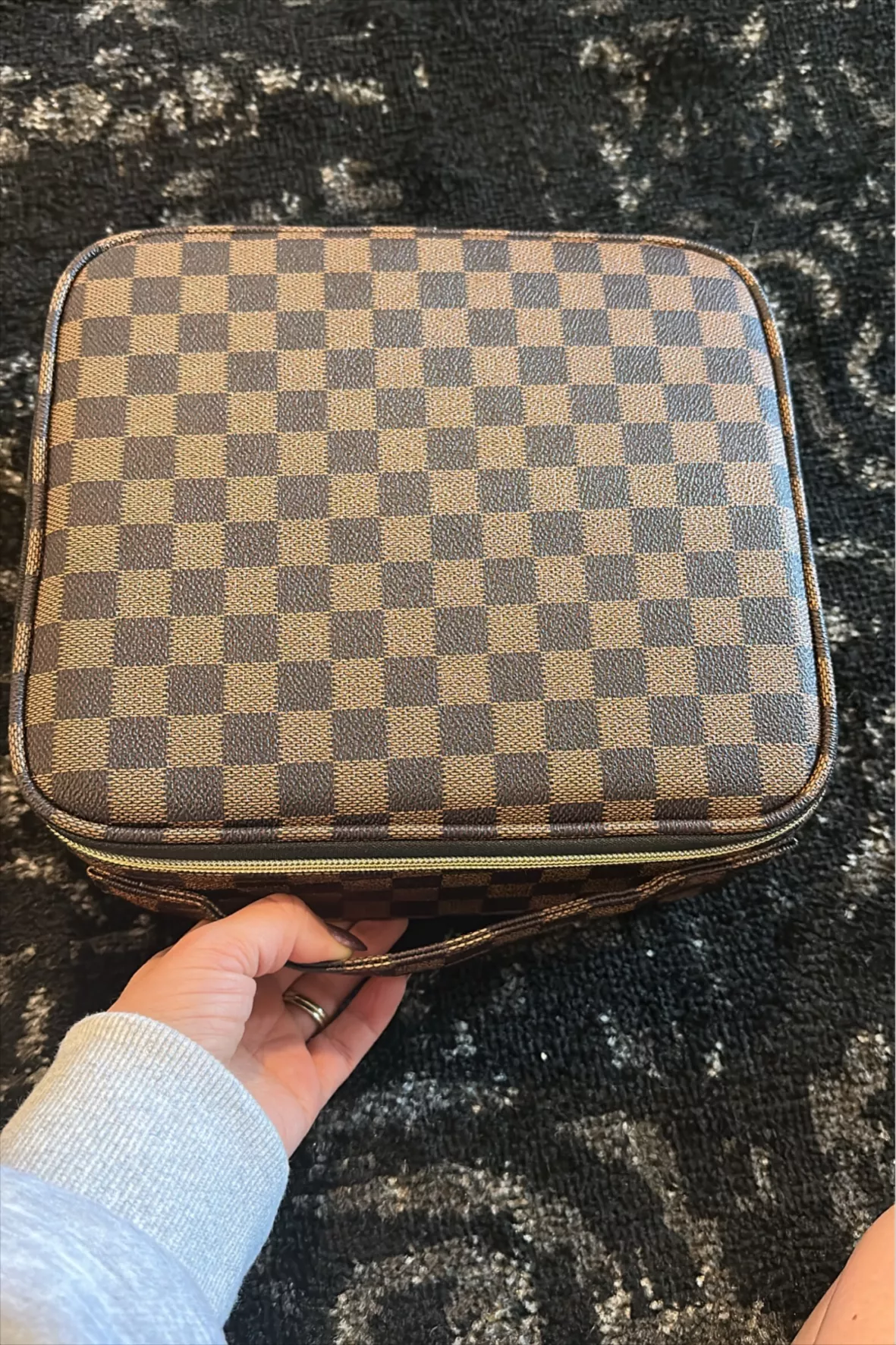 DUPES, BROWN CHECKERED PRINT COLLECTION