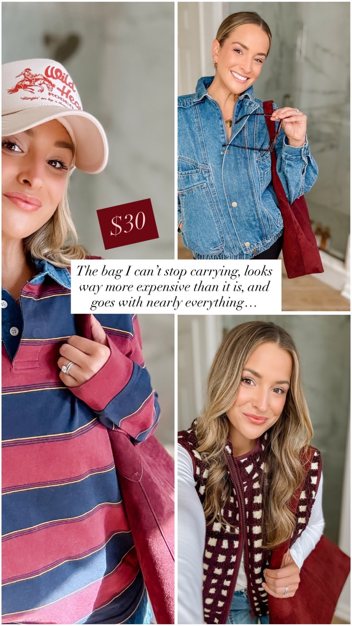 The cary-all bag that looks so expensive!! Can you believe it’s $30! 

#LTKGiftGuide #LTKSeasonal #LTKItBag