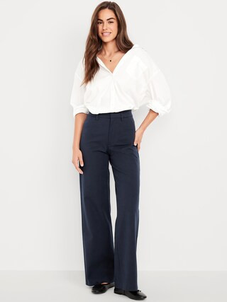 High-Waisted Pixie Super Wide-Leg Pants | Old Navy (US)