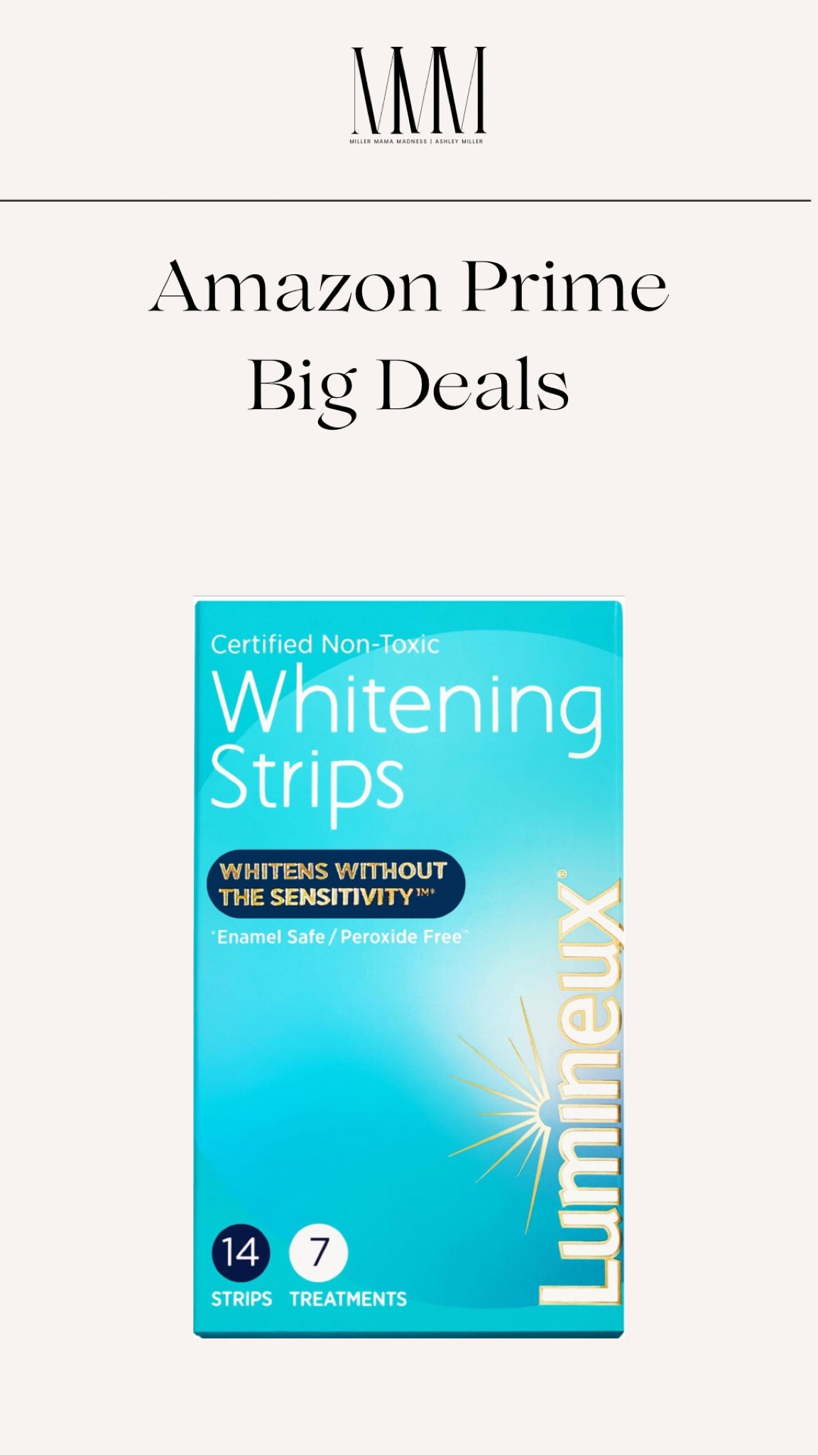 My favorite whitening strips are on sale along with some other favorites!

#LTKFindsUnder50 #LTKBeauty #LTKxPrimeDay