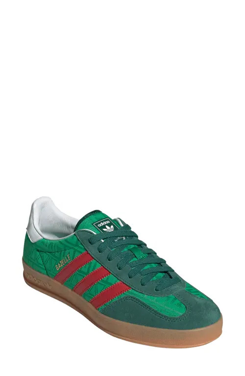 adidas x FIFA Gazelle Indoor Sneaker in Green/better Scarlet/green at Nordstrom, Size 7 | Nordstrom