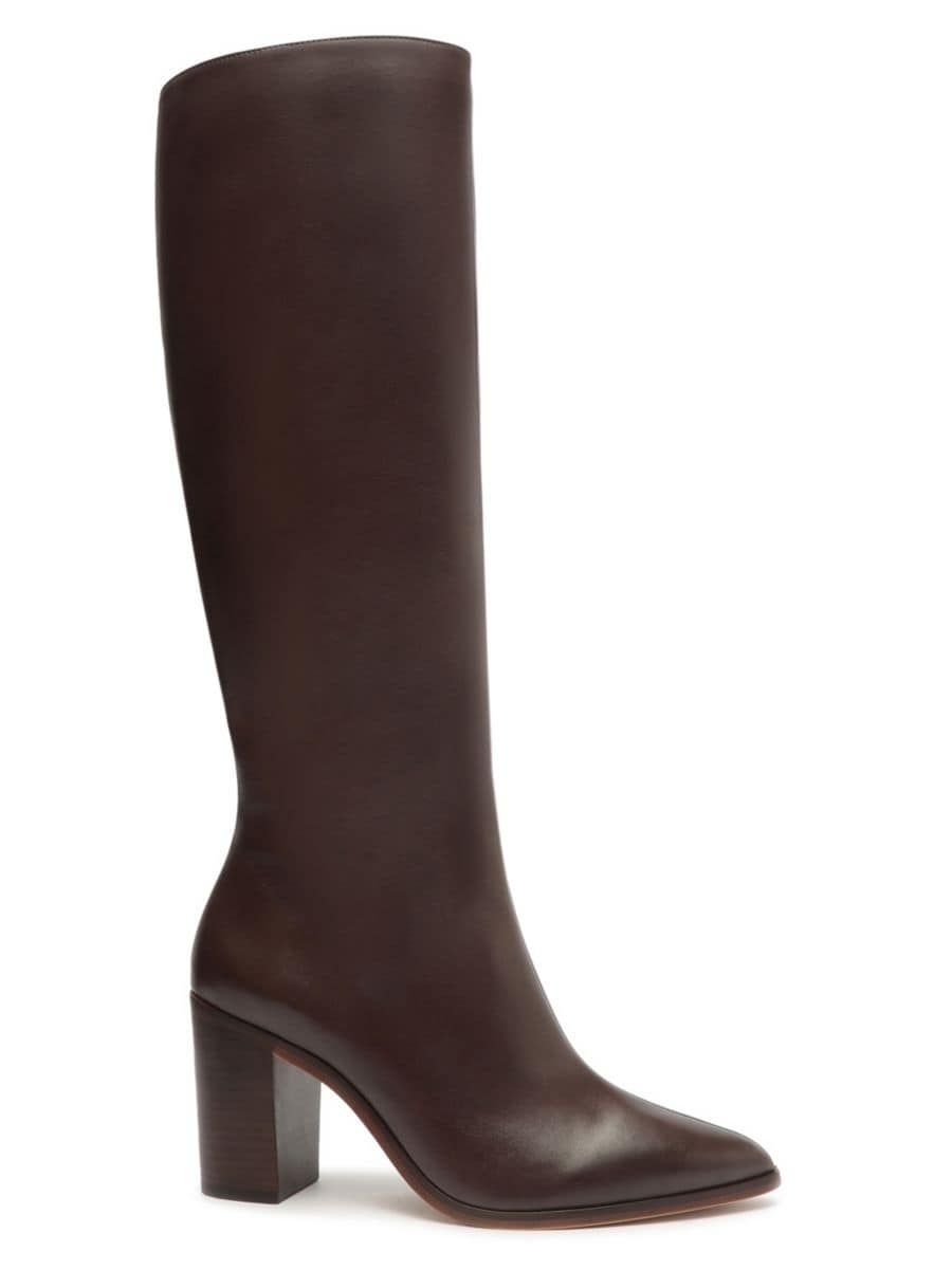 Mikki Leather High-Heel Boots | Saks Fifth Avenue