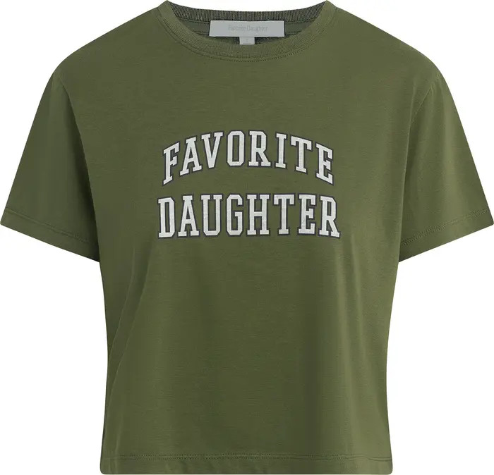 Cropped Collegiate Tee | Nordstrom