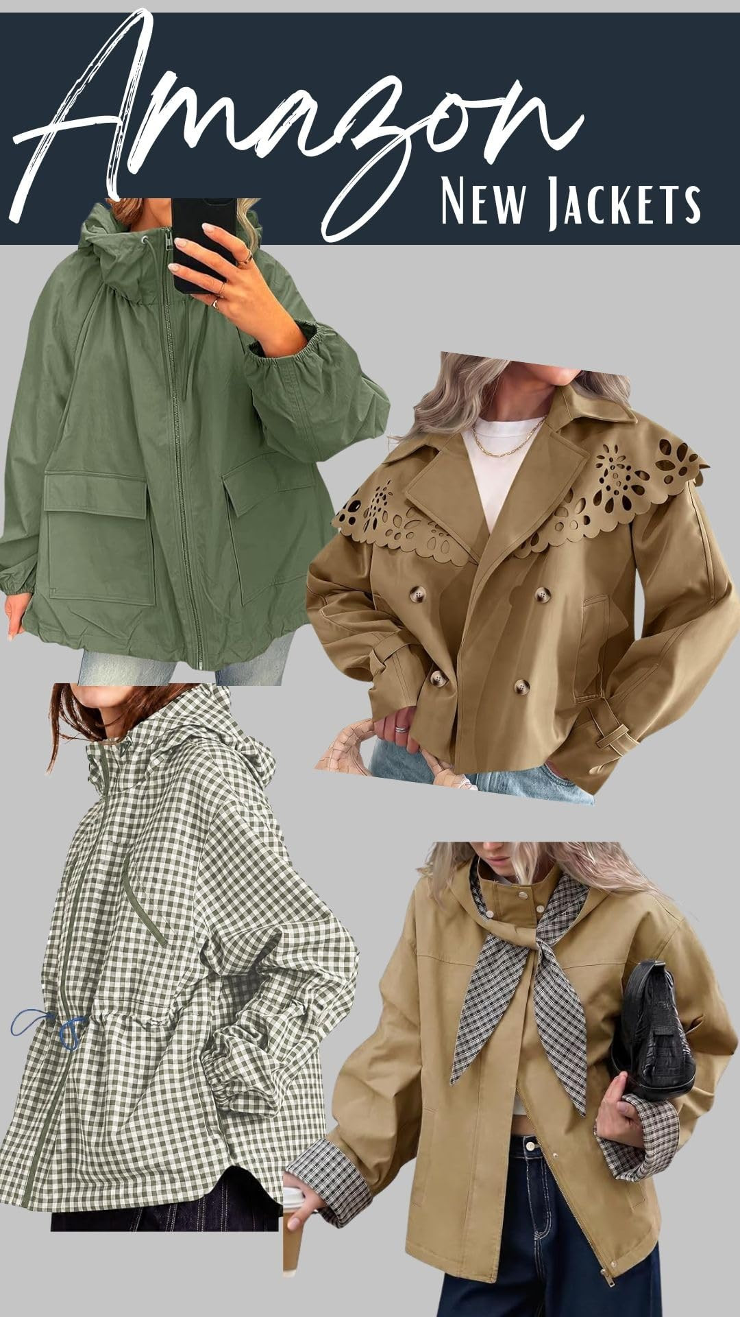 Amazon new fall jackets!
Amazon, amazon finds, affordable fashion, fall, fall fashion, amazon outfits, amazon fashion, amazon new arrivals, fall style, outfits over 40
 

 #LTKSeasonal #LTKOver40 #LTKSaleAlert