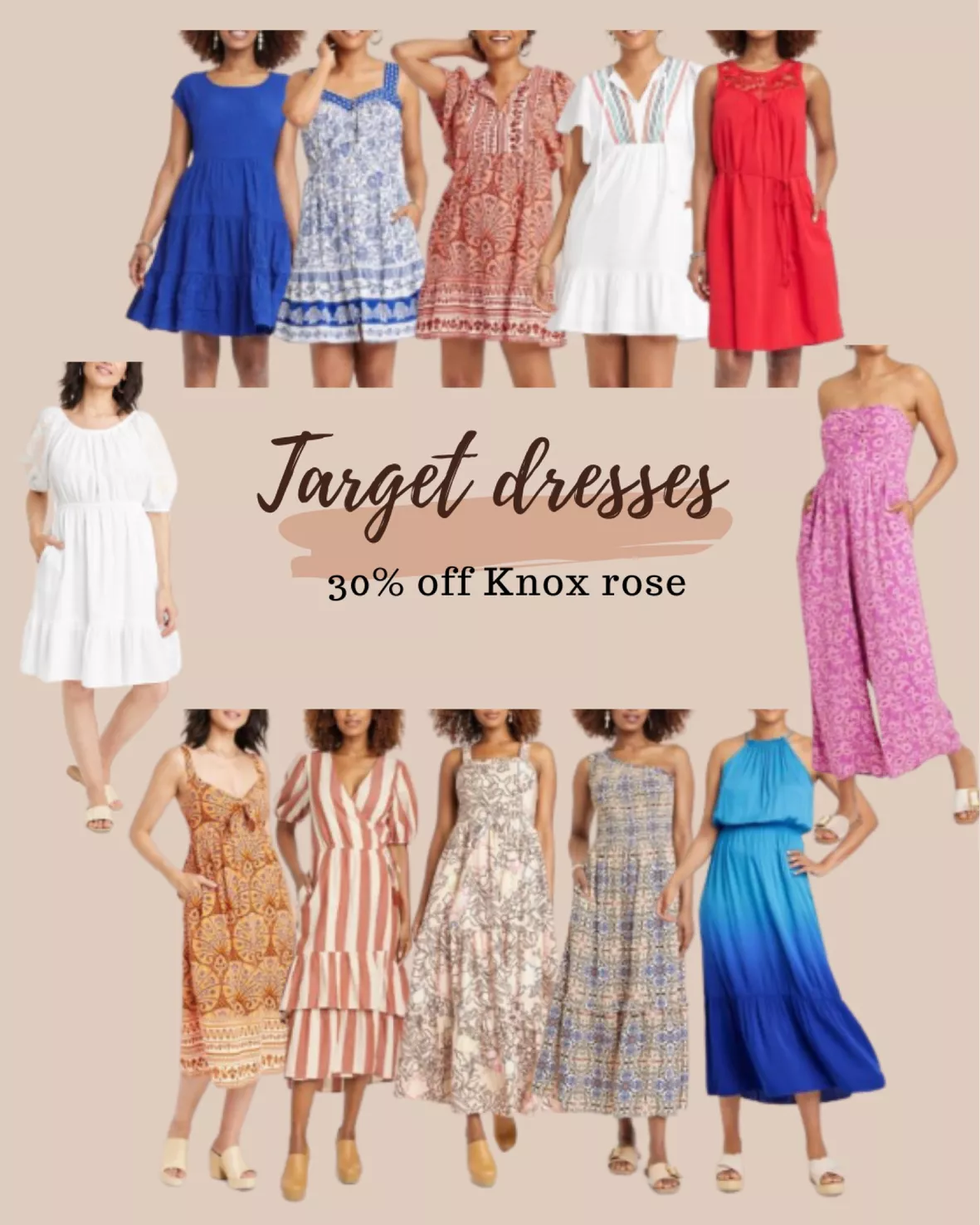 Women's Sleeveless One Shoulder A-Line Dress - Knox Rose