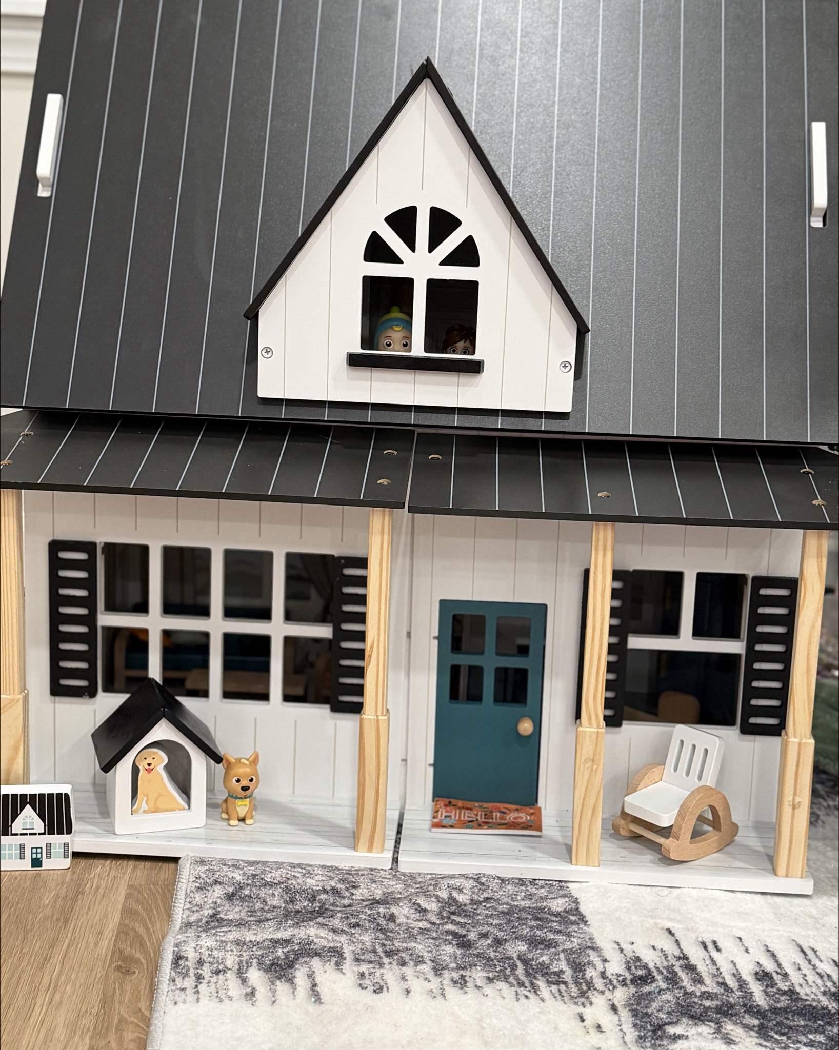 The cutest doll house and even better price. Aesthetic in any living room and durable. We bought cocomelon and honeybee acre figures to go inside. 

#dollhouse #samsclubfinds #woodtoys #wooddollhouse

#LTKmomlife #LTKKids #LTKHome