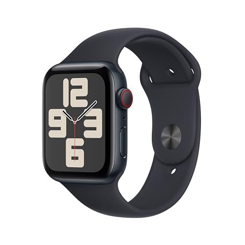 Apple Watch SE (2nd Gen) [GPS + Cellular 44mm] Smartwatch with Midnight Aluminum Case with Midnig... | Amazon (US)