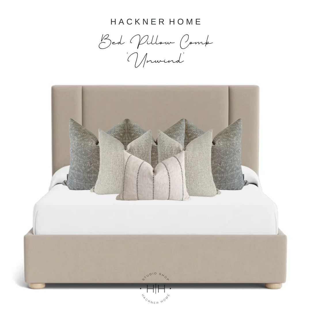 Bed Pillow Combo 'Unwind' | Hackner Home (US)