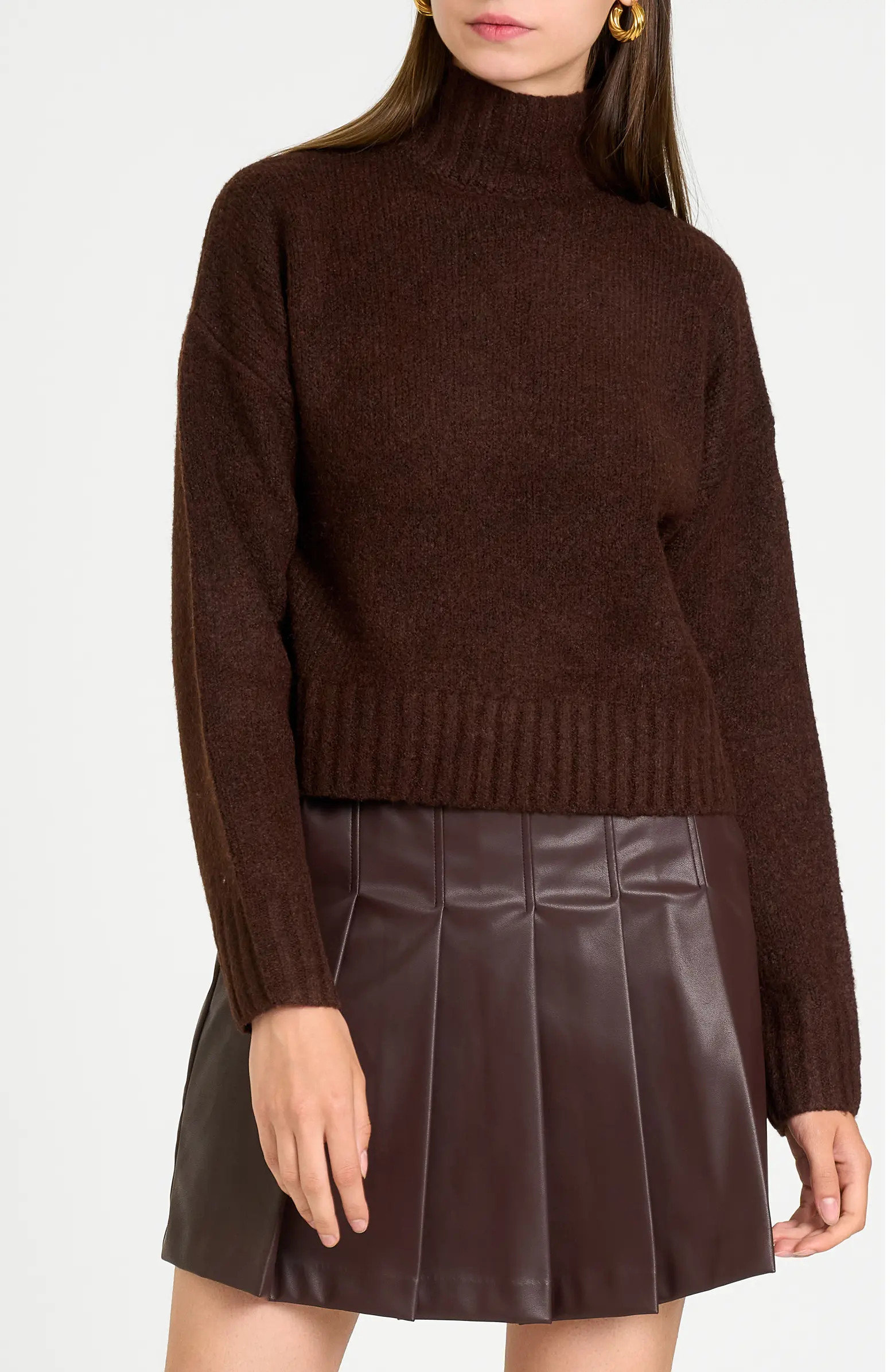 WAYF Charlie Mock Neck Sweater | Nordstrom | Nordstrom