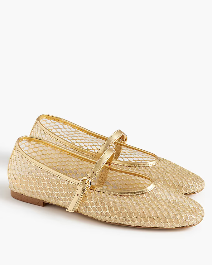 Mesh Mary Jane flats | J.Crew Factory