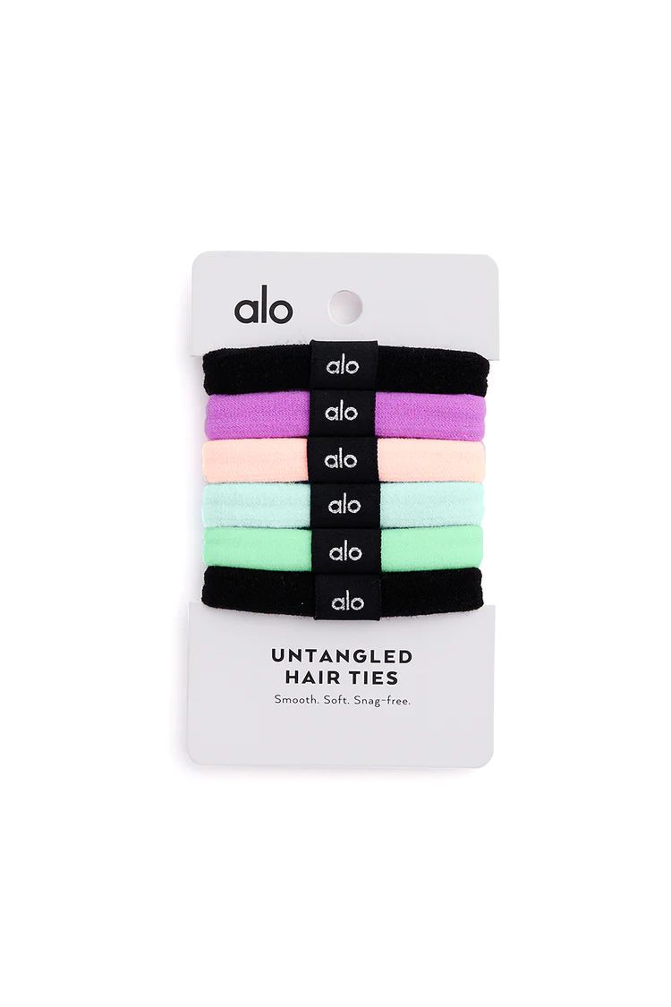 Untangled Hair Tie 6-Pack - Pink Multi | Alo Yoga