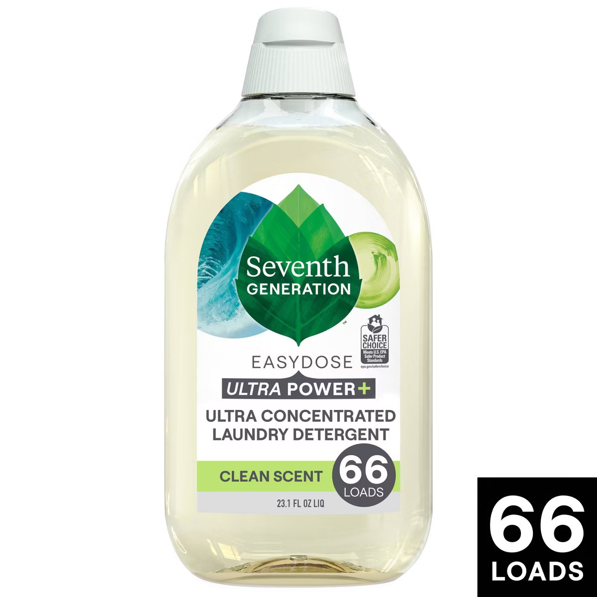 Seventh Generation Power Plus Laundry Detergent - Clean Scent - 23.1oz | Target