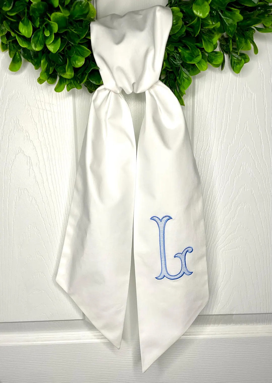 Monogram Initial Sash*embroidered *housewarming*hostess*new Home Owner* Mothers Day*wedding Gift*... | Etsy (US)