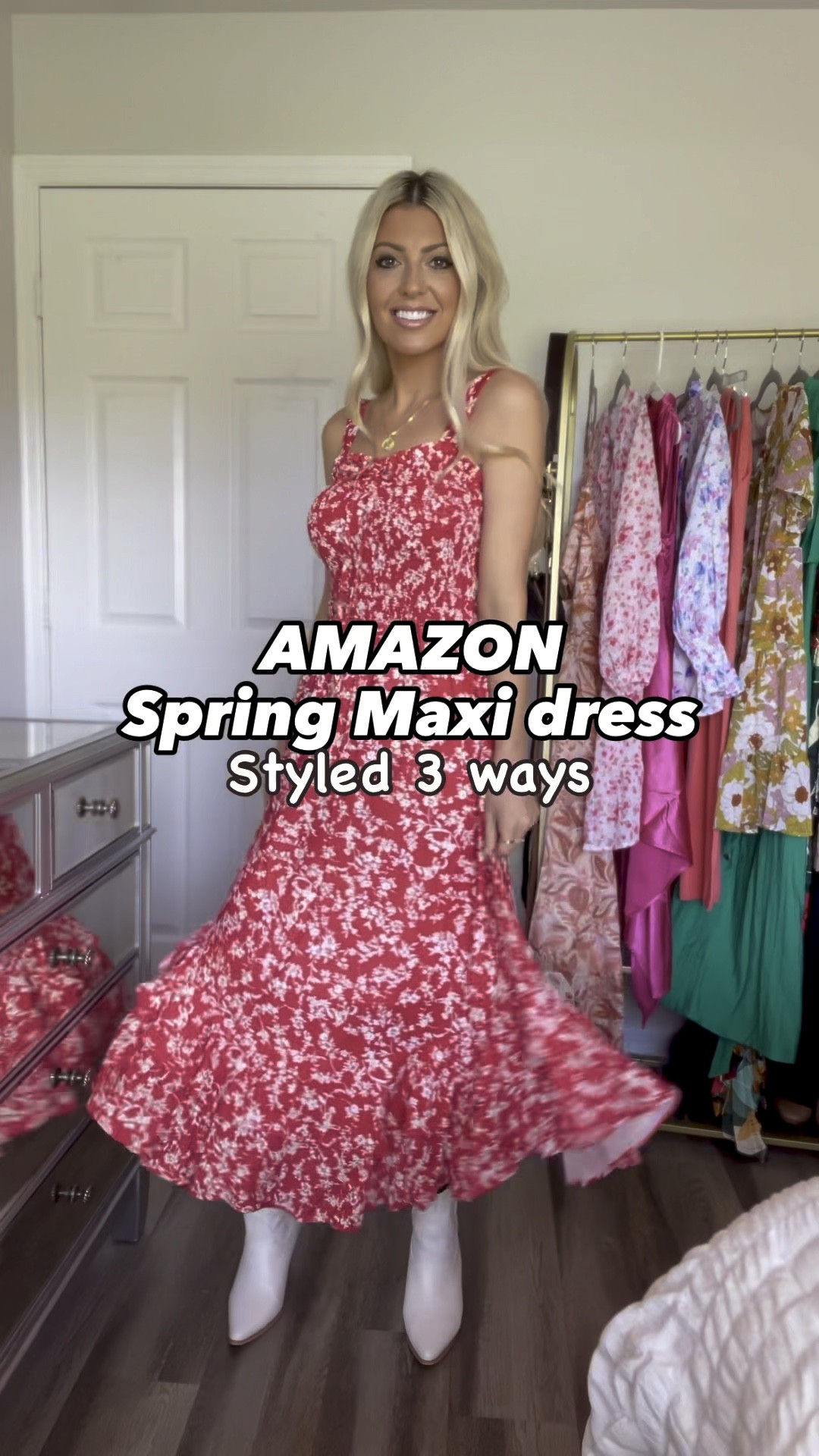 Love this maxi floral dress for Spring! So cute boho chic or for Spring vacation! Comes in several prints and under $45 on Amazon Prime!
.
Spring maxi dress / country concert outfit / affordable fashion / vacation style / date night outfit / feminine style / boho chic / resort wear / floral print

#maxidress #floral #countryconcertdress #vacationstyle #springfashion #femininestyle #westernchic #amazonfashion #bohochic #springdress #womenfashion #resortwear #amazondress #bohofashion #fashioninspo #styleinspo #ootdfashion #affordablefashion #instafashion #springstyle #springdresses #affordabledress #ltkunder50 #floraldress #bohostyle #westernboots 

#LTKfindsunder50 #LTKstyletip #LTKshoecrush