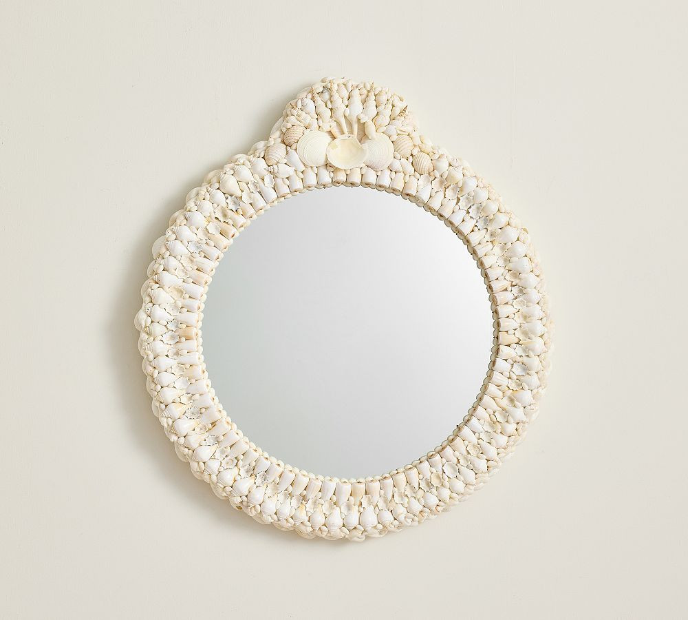 Shell Round Wall Mirror | Pottery Barn (US)