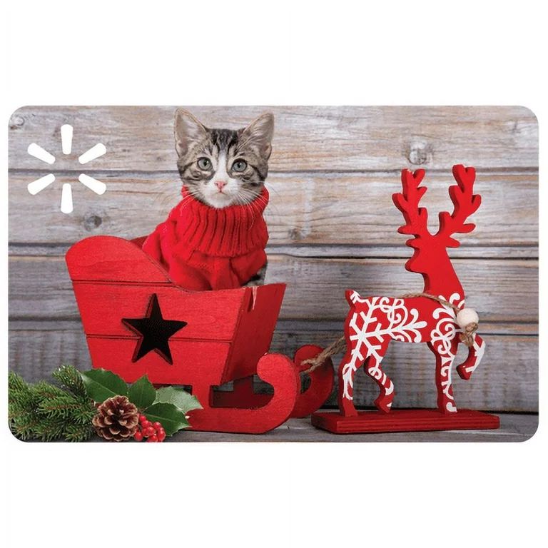 Kitty in Sleigh Walmart Gift Card | Walmart (US)
