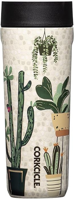 Corkcicle Commuter Cup 17 oz Travel Mug with 360\u00b0 Sip Lid, Prickly Pear | Amazon (US)