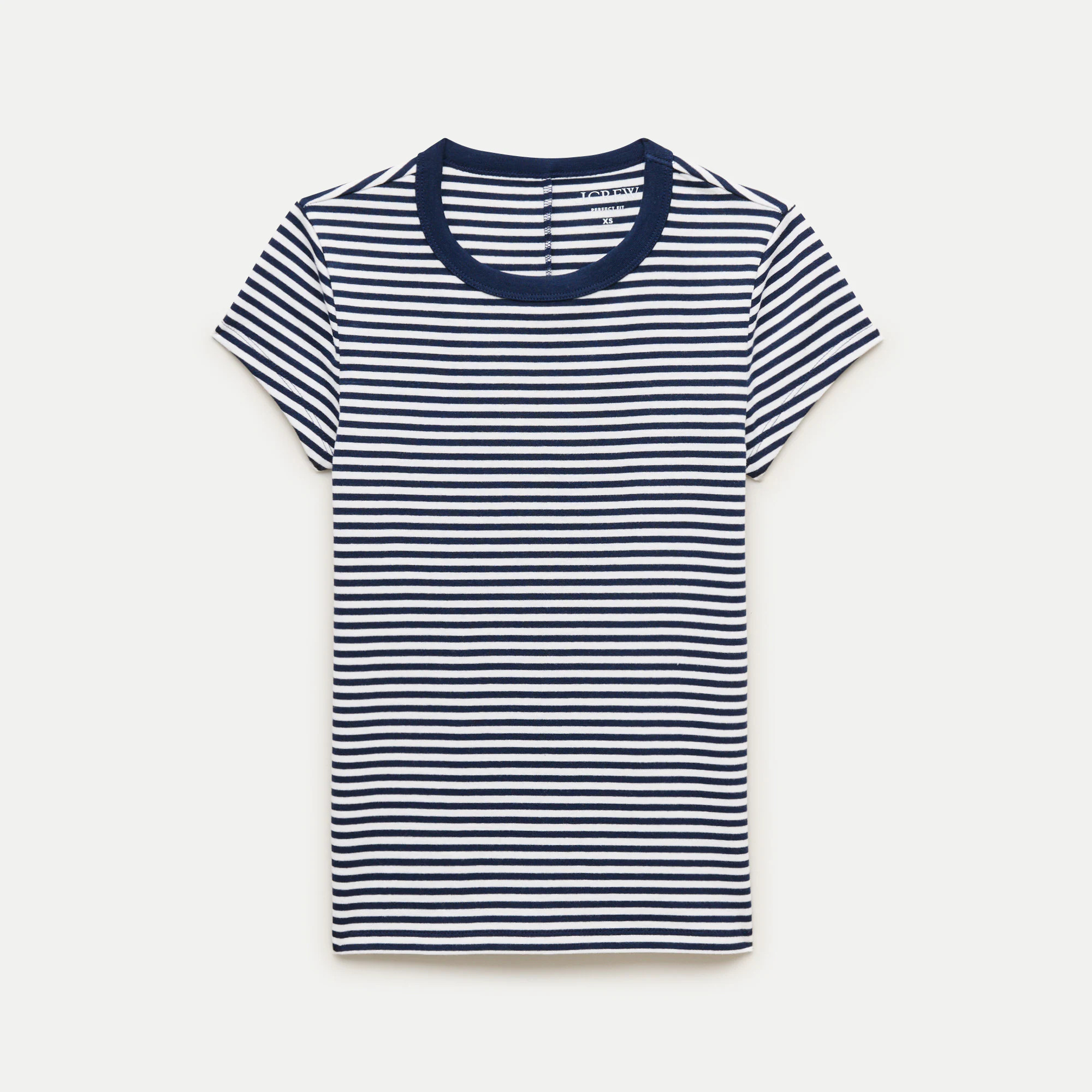 Perfect-fit crewneck T-shirt in stripe | J. Crew US