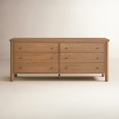 Linda 6 Drawer 75'' W Double Dresser | Wayfair North America