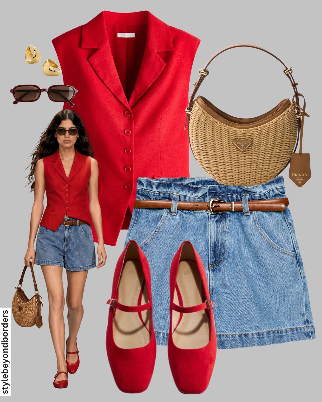 Vest and short outfit styling for summer 🌼





Tags: red vest, red waistcoat, denim shorts, red ballet flats, prada raffia bag, brown striped vest, brown waistcoat, brown sandals, summer sandals, cage leather sandals, brown bag, red shorts, beige waistcoat, raffia bag, red mini bag, brown linen shorts, denim waistcoat, summer outfit, holiday outfit, chic outfit, hot weather outfit, easy to style outfit, euro summer outfit

#LTKsummer #LTKstyletip #LTKtravel