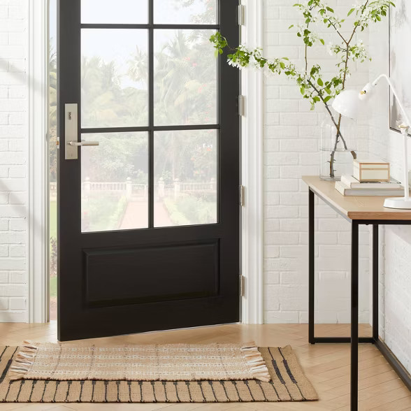 2'1"x3'2" Indoor/Outdoor Scattered Rug Tan - Threshold™ designed with Studi... | Target