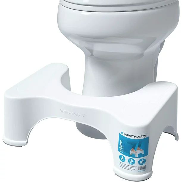 Squatty Potty The Original Bathroom Toilet Stool, 7 Inch height, White | Walmart (US)