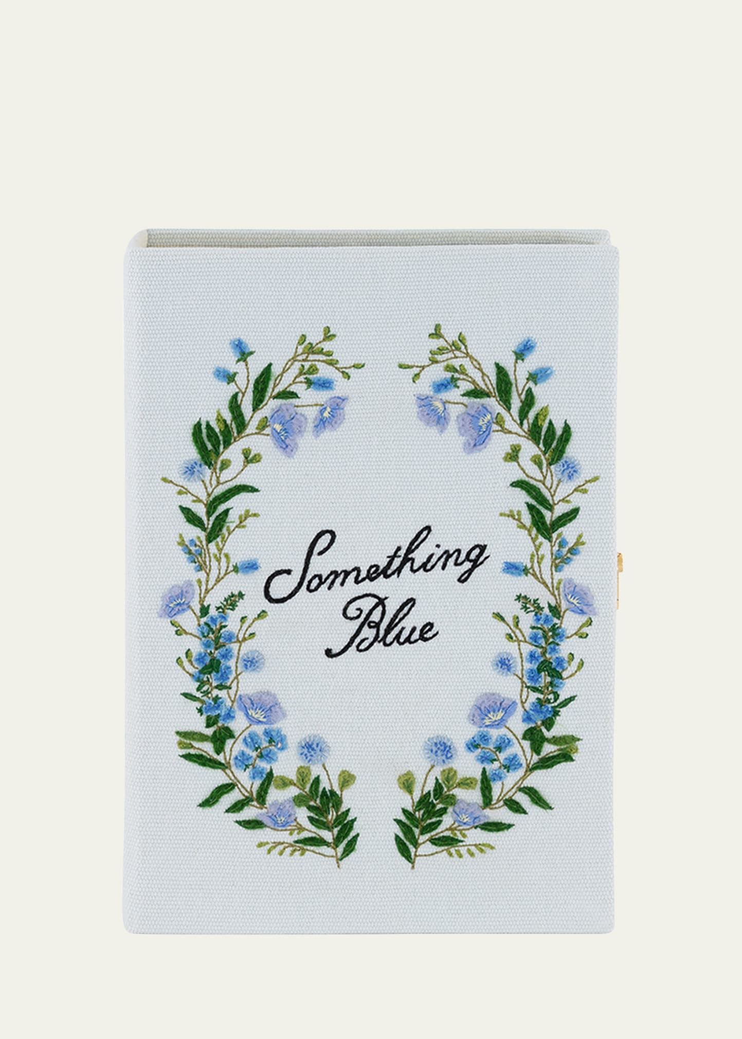 Olympia Le-Tan Something Blue Book Clutch Bag | Bergdorf Goodman