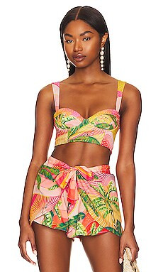Agua Bendita x REVOLVE Passiflora Top in Palm from Revolve.com | Revolve Clothing (Global)