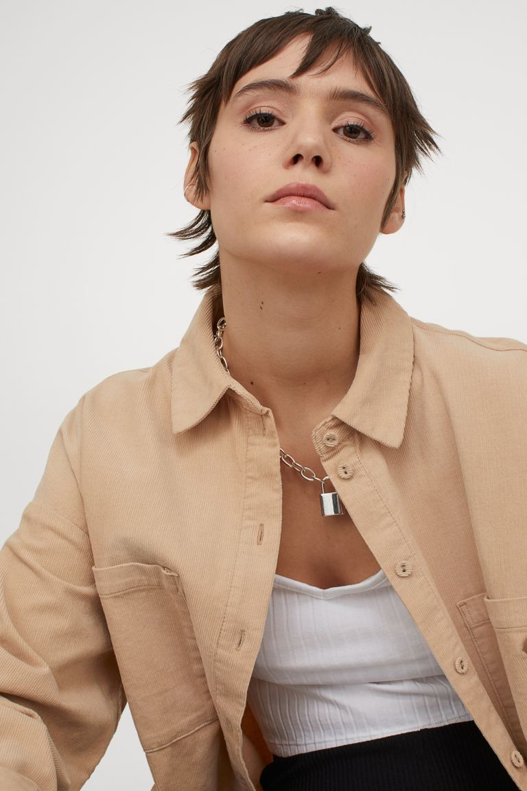 Oversized Corduroy Shirt | H&M (US + CA)