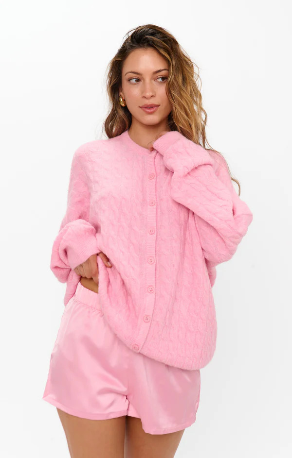 Feel Good Cardigan ~ Light Pink Knit | Show Me Your Mumu