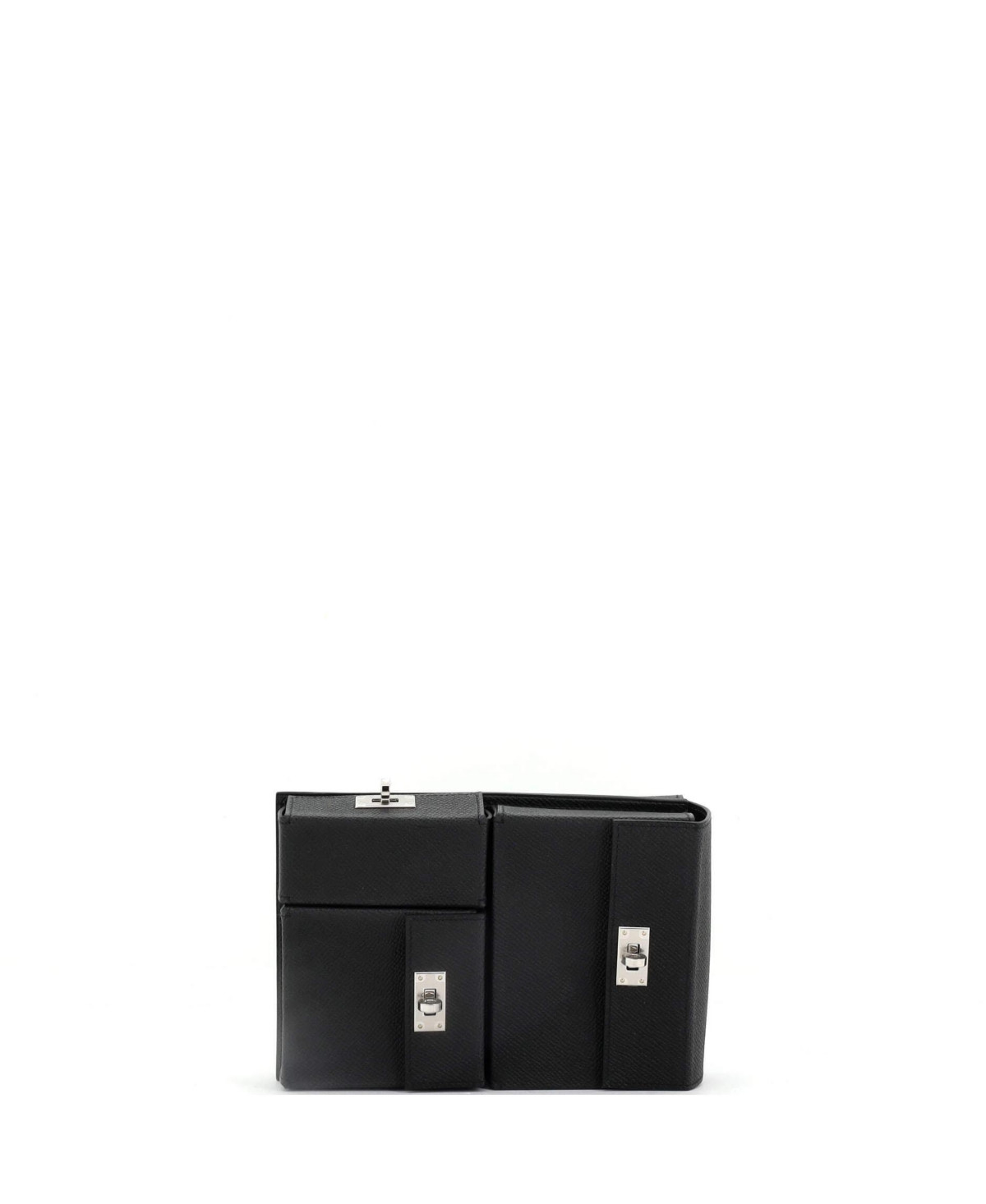 Pre-Owned Hermes Kelly Multi Pocket To Go Pouch Epsom - Black | Macy's
