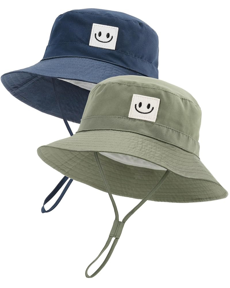 FURTALK Baby Sun Hat Smile Face Toddler Boys Girls Bucket Hat 0-5 Years Kids UPF 50+ Sun Protecti... | Amazon (US)