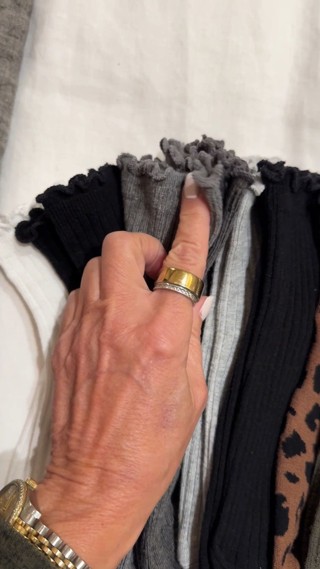 Ankle socks with ruffled tops are so cute! Great stocking stuffer idea  
kimbentley, holiday gift, 

#LTKGiftGuide #LTKFindsUnder50 #LTKSaleAlert