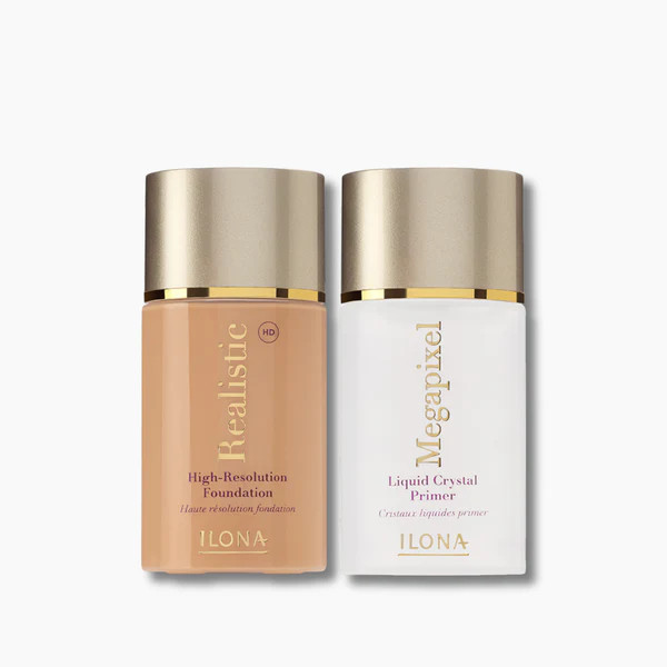 Pixel-Perfect Duo Realistic HD Foundation + Megapixel Primer | ILONA Beauty (US)