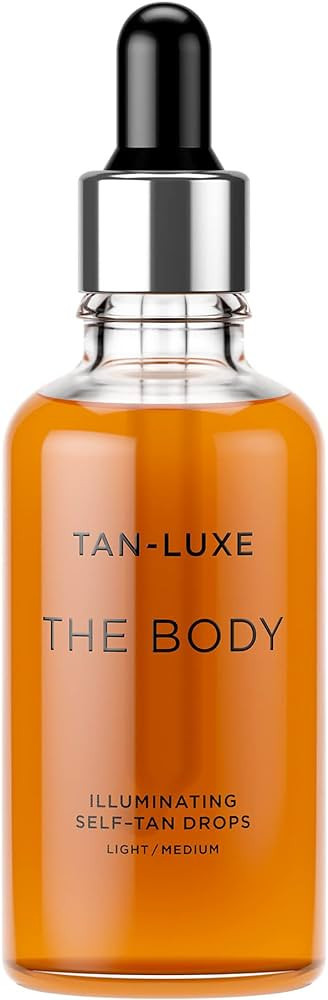 TAN-LUXE The Body - Illuminating Self-Tan Drops, 50ml - Cruelty & Toxin Free - Light/Medium | Amazon (US)