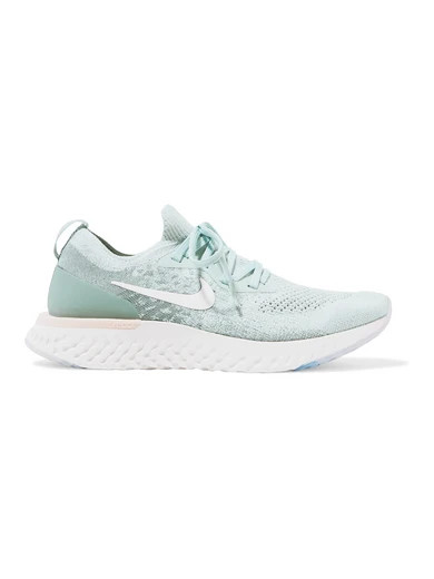 Nike - Epic React Flyknit Sneakers - Green | NET-A-PORTER (US)
