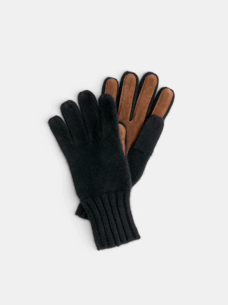 Cashmere Leather Patch Gloves | Alex Mill
