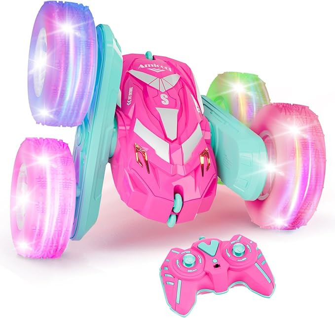 Remote Control Car for Girls 6-12 with Flashing Light, Toys 6 7 8 9 Years Old Girl Birthday Gifts... | Amazon (US)
