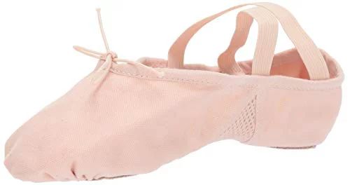 Leo Women's Arabesque Canvas Dance Shoe Ballet Pink 5 D US | Walmart (US)