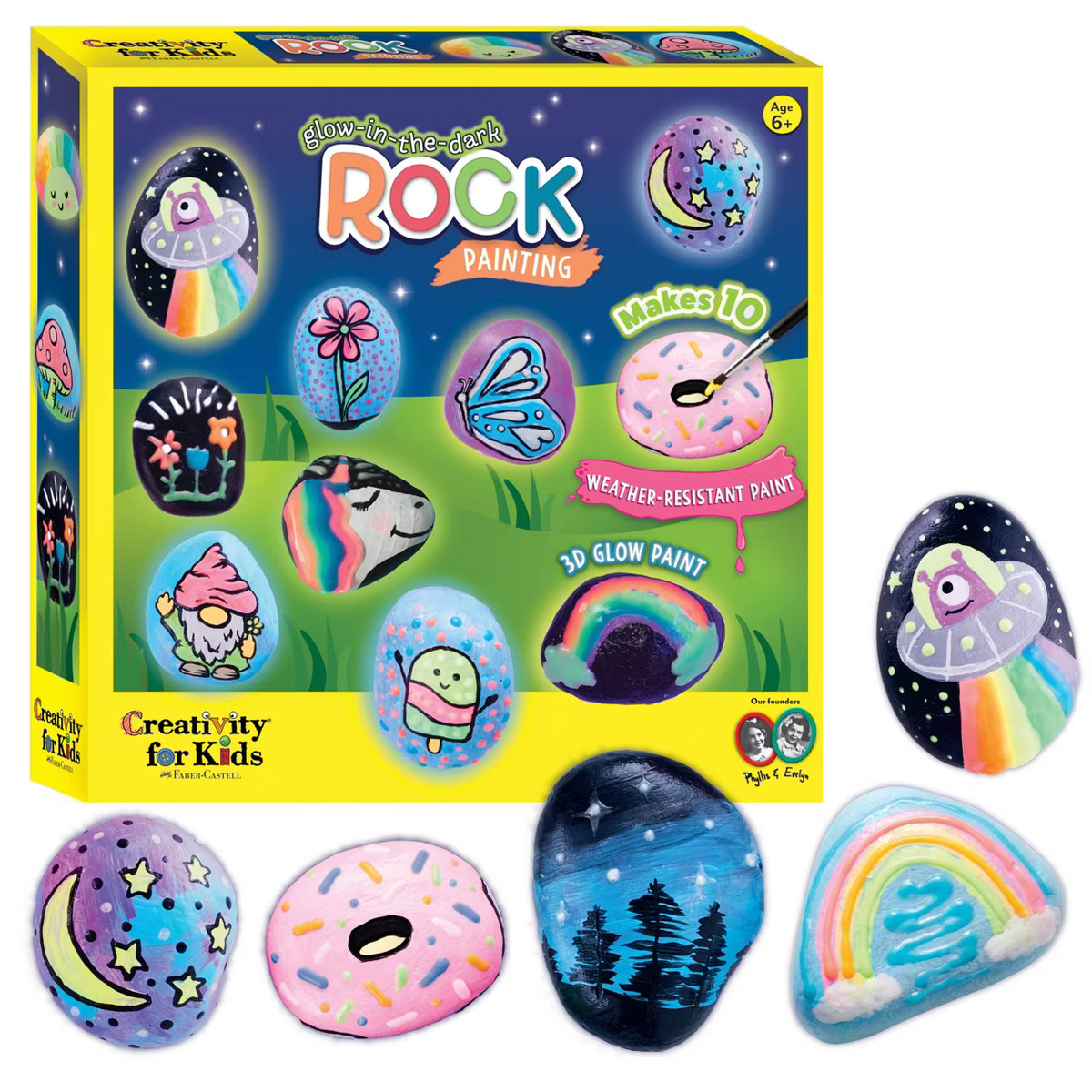 Creativity for Kids Glow in the Dark Rock Painting Kit | Target