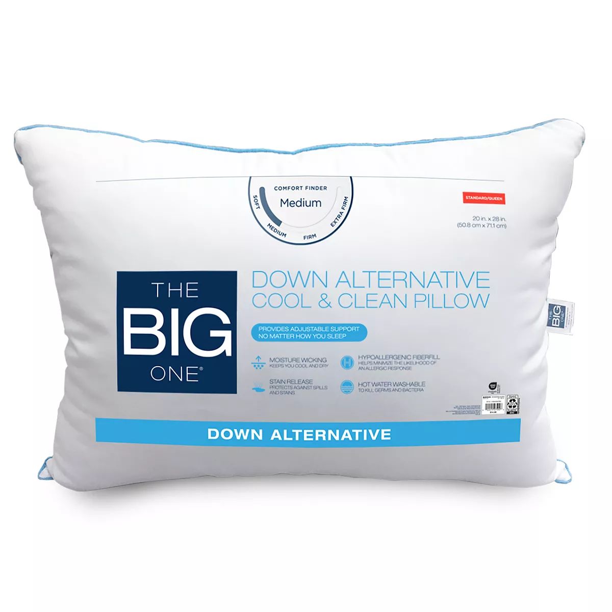 The Big One® Down Alternative Cool & Clean Pillow | Kohl's