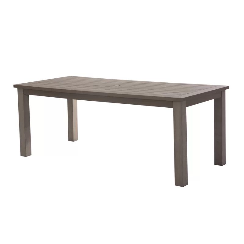 Itzhak Aluminum Dining Table | Wayfair North America