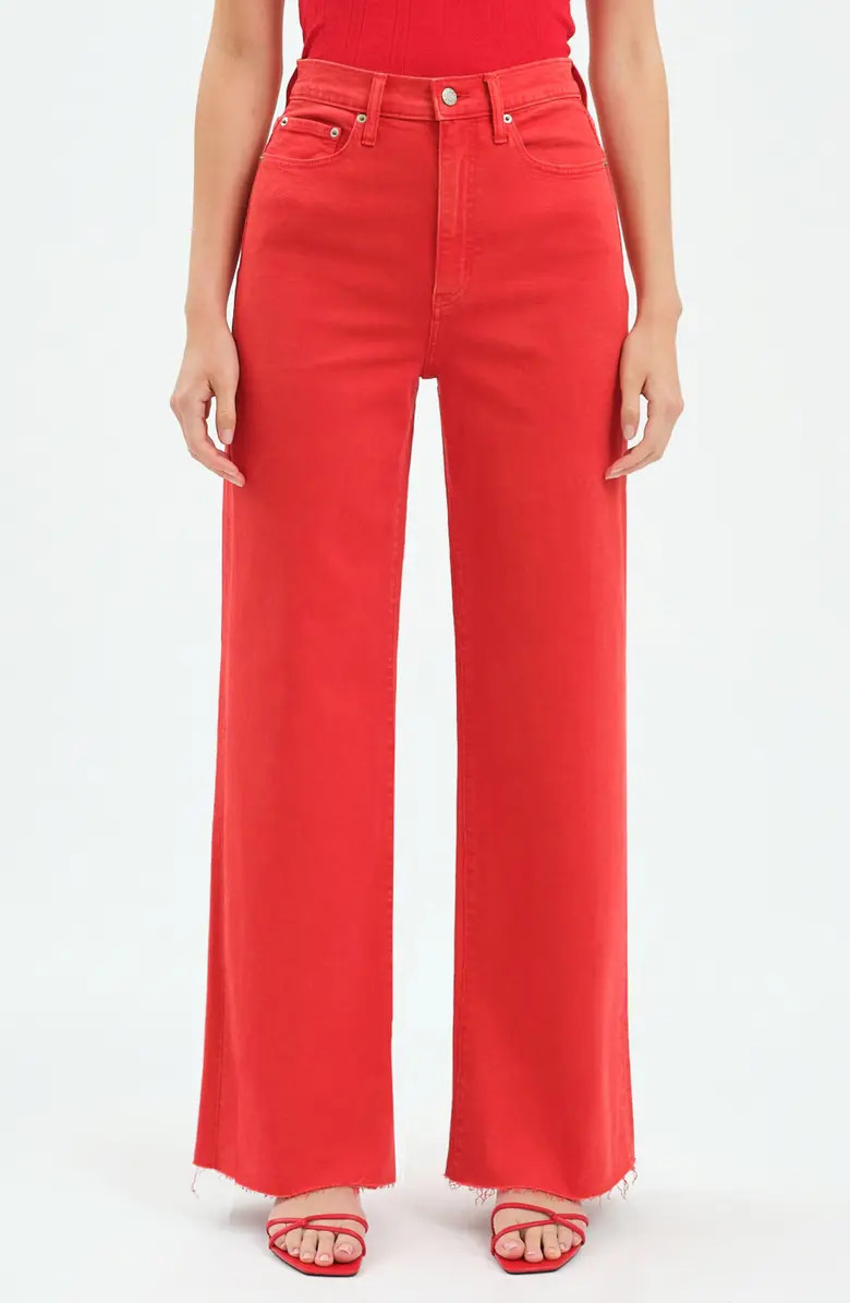 Far Out High Waist Wide Leg Jeans | Nordstrom
