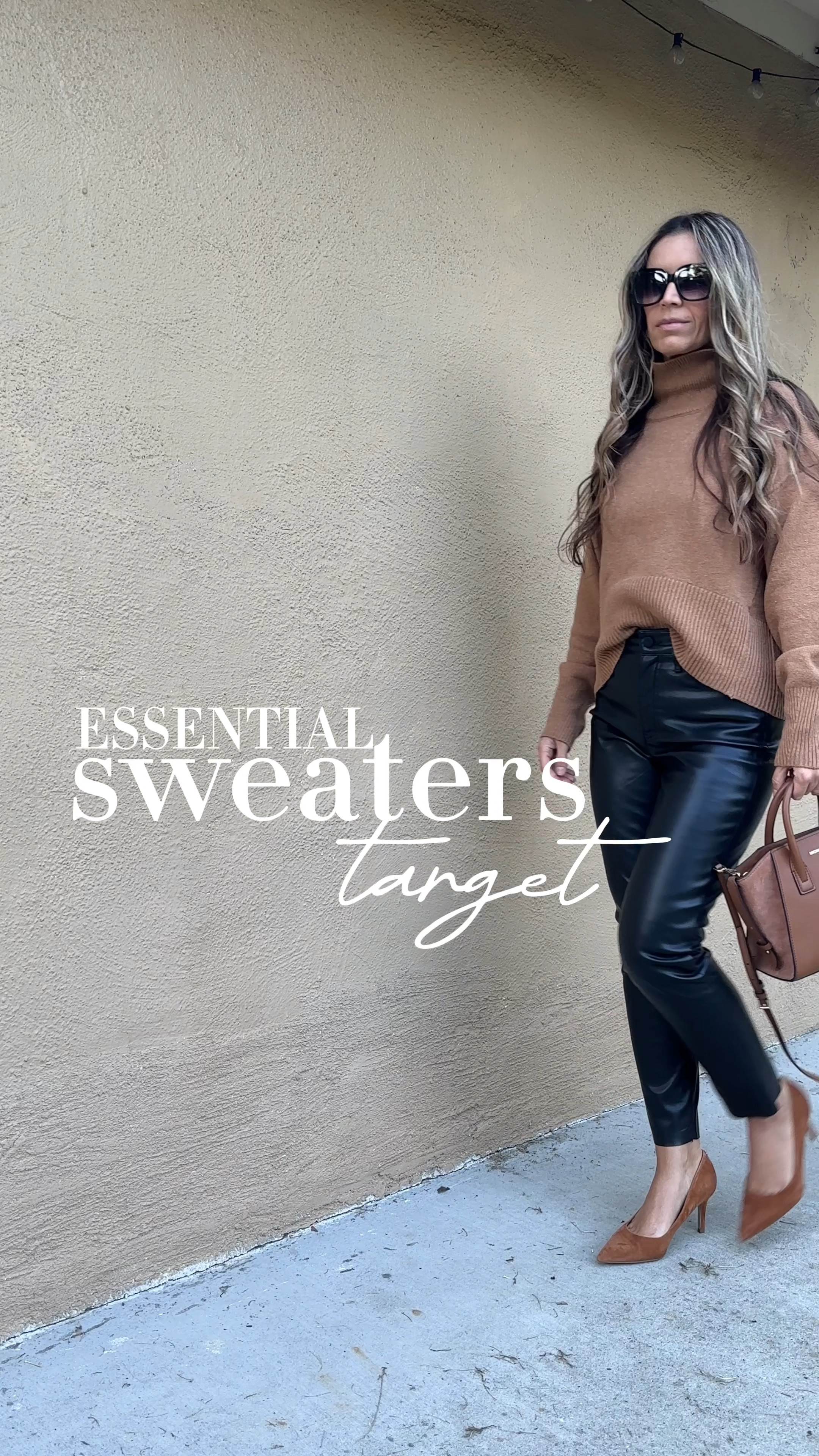 DEAL ALERT 🚨 $20 Target sweaters are so good. True to size / I’m wearing sz small
Faux leather pants are true to size / wearing sz 4 regular

I’m 5’5” 122 lbs 

Fall fashion fall outfits fall outfit fashion over 40 fashion over 50 minimalistic style mom fashion work outfit camel sweater camel turtleneck striped sweater warm sweater cotton sweater target deals 


#LTKSeasonal #LTKover40 #LTKsalealert