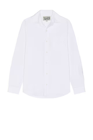 Schott Long Sleeve Oxford Shirt in White from Revolve.com | Revolve Clothing (Global)