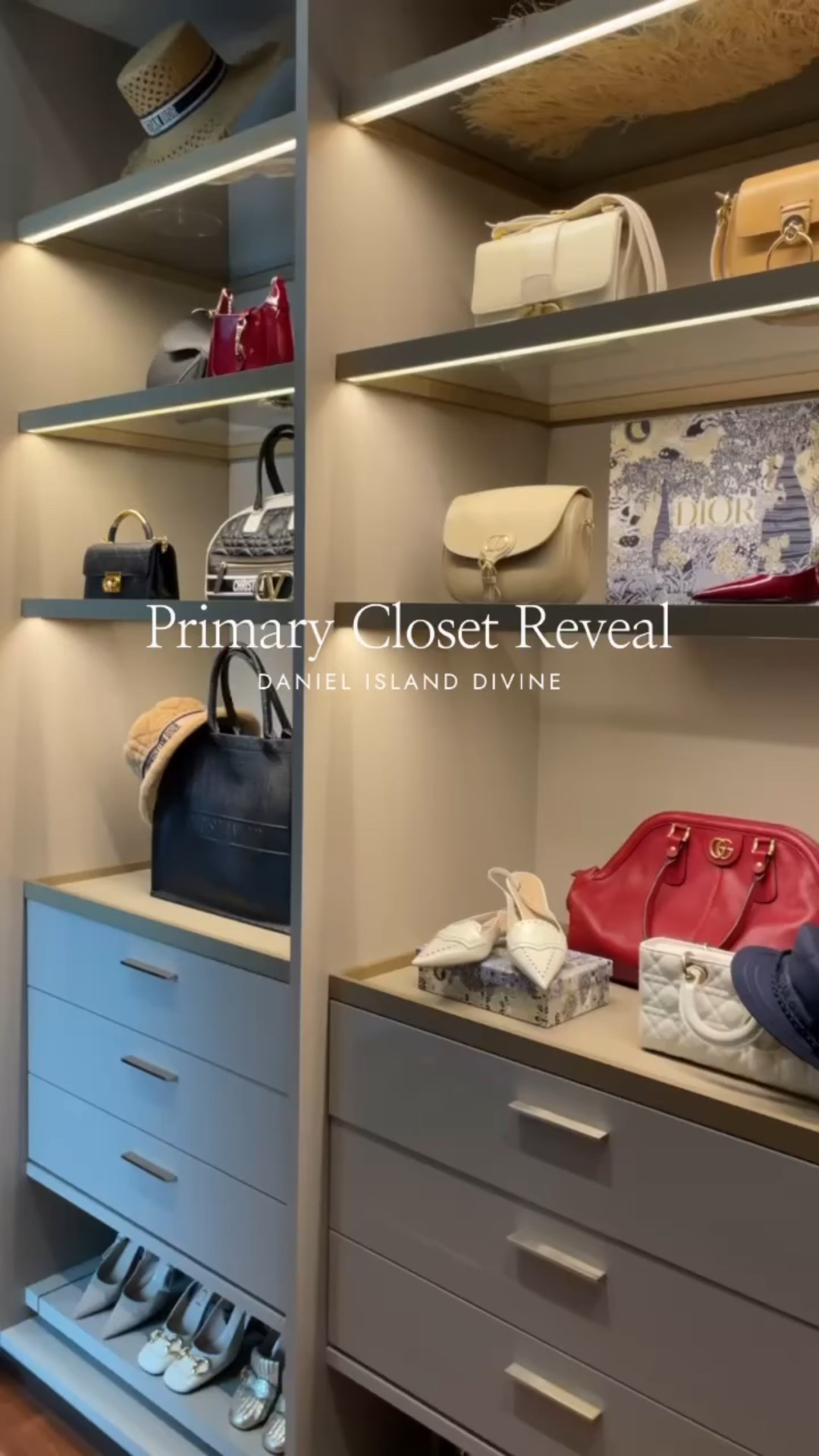 The primary closet in our Daniel Island Divine Home Tour is what dreams are made of. Designed by the client, this boutique-worthy space pairs a luxury wardrobe with thoughtfully chosen organizational details that elevate both form and function. 

While her wardrobe is pure luxury, the systems prove that elevated function is well within reach. 

#LuxuryCloset #ClosetGoals #ClosetDesign #ClosetOrganization #LuxuryInteriors #DreamCloset #ClosetInspo #PrimaryCloset #ClosetPerfection #ClosetStyling #OrganizedLuxury #DanielIslandHomes #ClosetReveal #ClosetEdit #BoutiqueCloset #ClosetDreams

#LTKHome