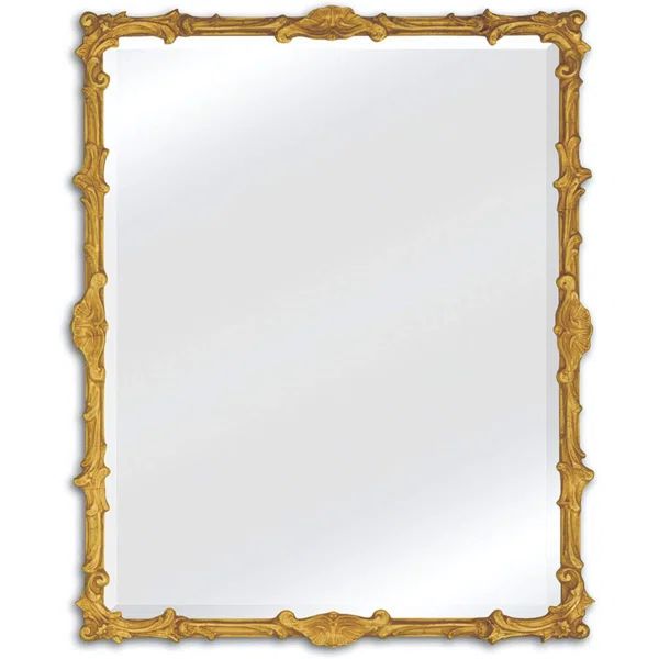 The Hareville Rectangle Wood Accent Mirror by Friedman Brothers | Wayfair North America