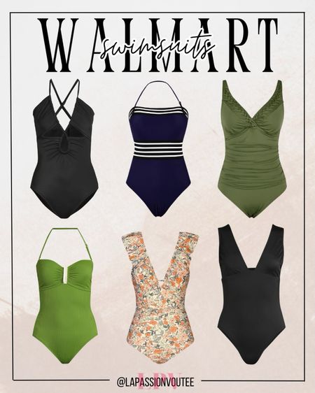 Elevate your beach game with Walmart's top-selling swimsuits! Dive into style and comfort with their diverse collection designed to flatter every shape. From vibrant prints to timeless classics, find the perfect swimsuit to make a splash this summer. Don't miss out on the hottest swimwear trends—shop now!

#LTKFindsUnder100 #LTKSwim #LTKSeasonal